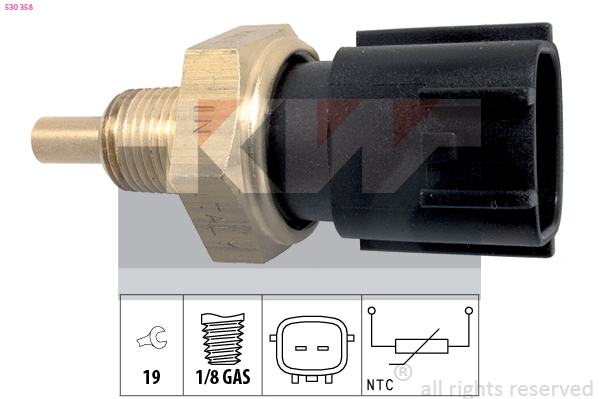 Senzor,temperatura ulei 530 358 KW
